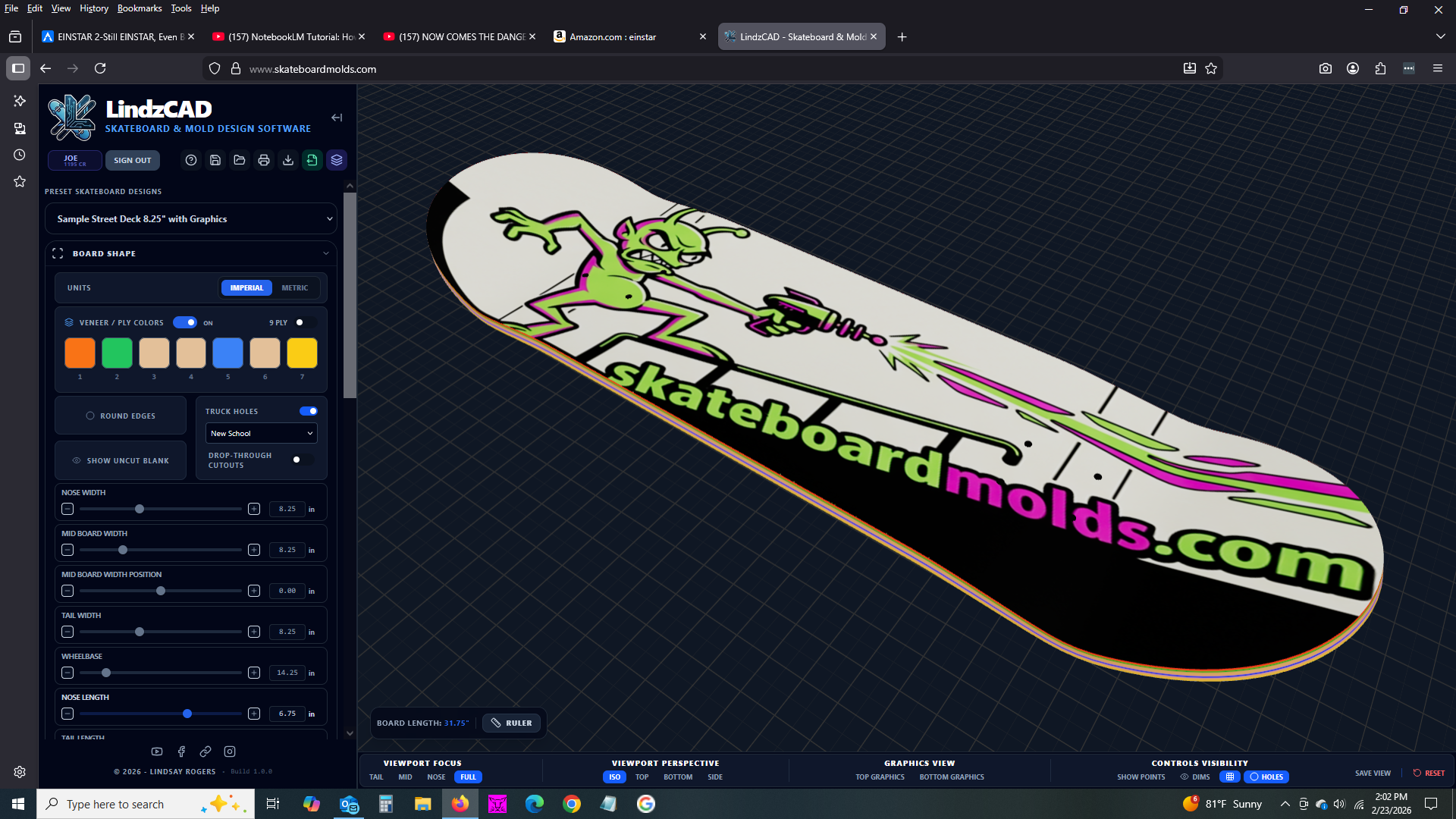 LindzCAD Full Interface